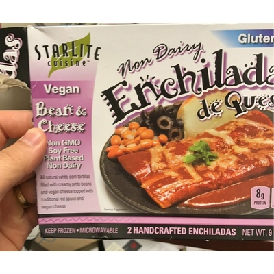 Enchilada de Queso, Bean & Cheese