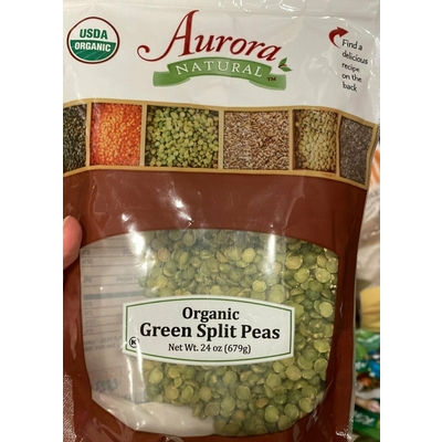 Organic Green Split Peas