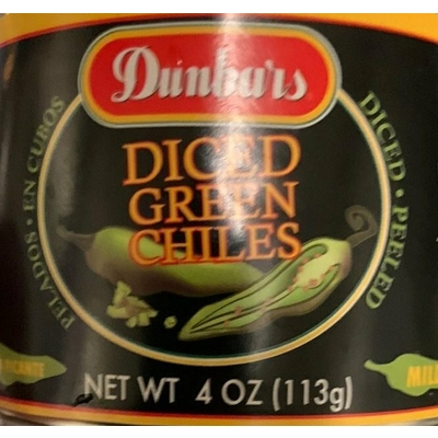 Diced Green Chiles