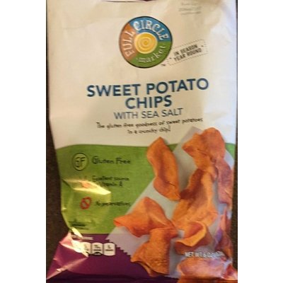 Sweet Potato Chips with Sea Salt