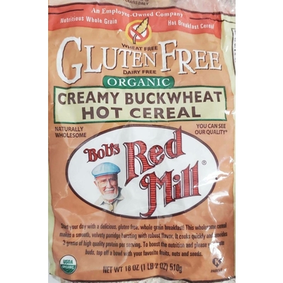 Gluten Free Organic Creamy Buckwheat Hot Cereal