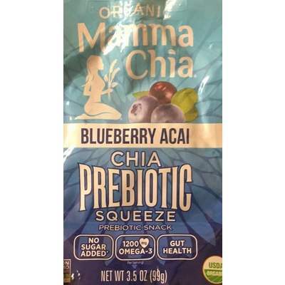 Blueberry Acai Chia Prebiotic Squeeze