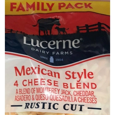 4 Cheese Blend, Mexican Style, Rustic Cut