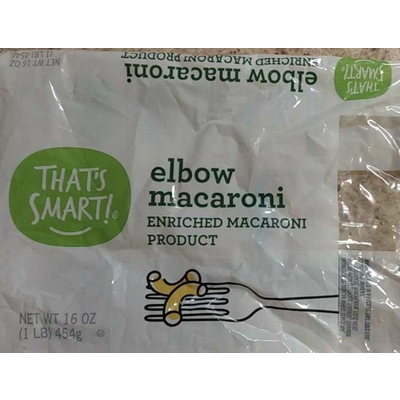 Enriched Macaroni Product, Elbow Macaroni