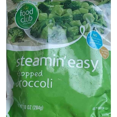 Chopped Broccoli, Steamin' Easy