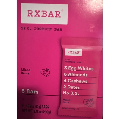 Protein Bar, Mixed Berry