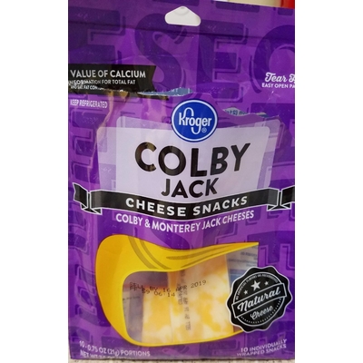 Snack Cheese, Colby Jack