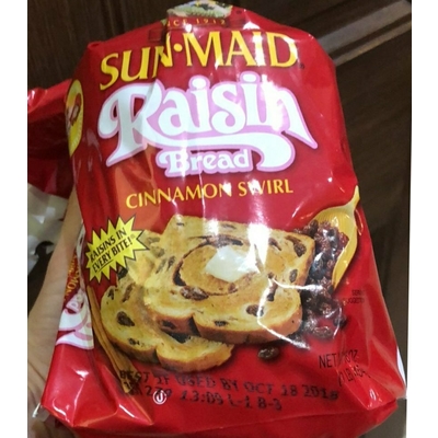Raisin Bread, Cinnamon Swirl