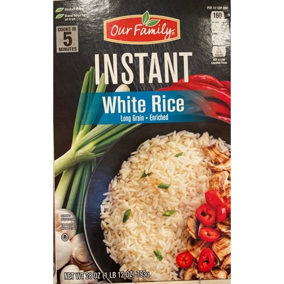 Instant Long Grain Enriched White Rice