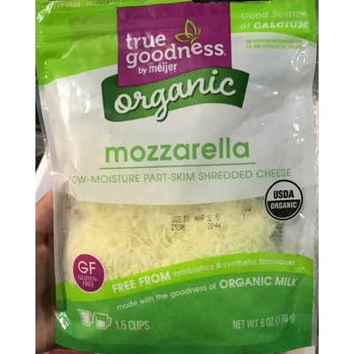 Mozzarella, Shredded