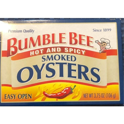 Smoked Oysters. Hot & Spicy