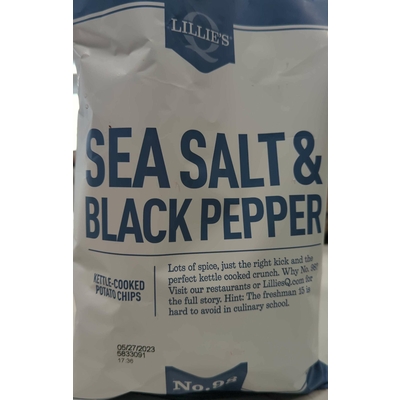 Kettle-Cooked Potato Chips, Sea Salt & Black Pepper