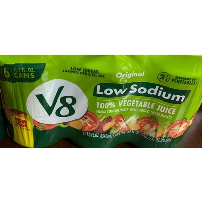 Low Sodium Vegetable Juice