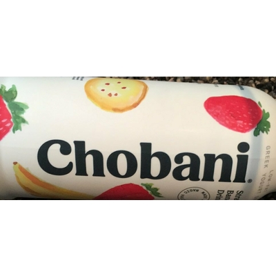 Yogurt Drink, Greek, Low-Fat, Strawberry Banana