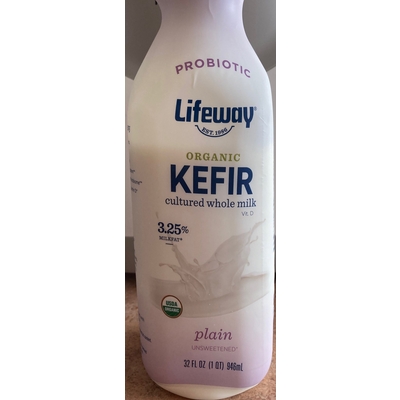 Organic Kefir, CUltured Whole Milk