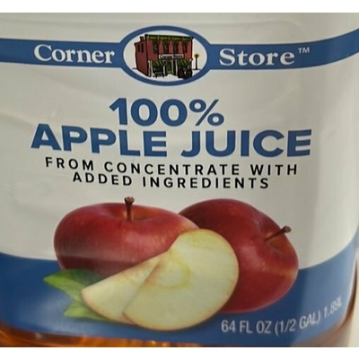 Apple Juice from Concentrate