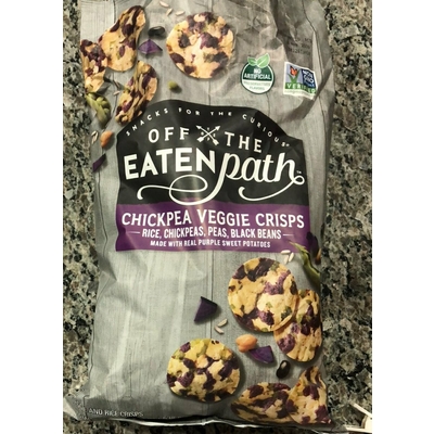 Chickpea Veggie Crisps, Rice, Chickpeas, Peas, Black Beans