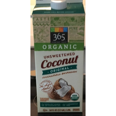 Coconutmilk, Unsweetened
