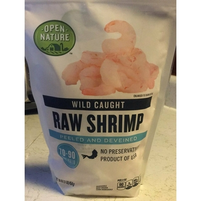 Wild Caught Shrimp, Peeled & Deveined