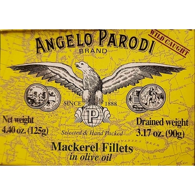Mackerel Fillets in Olive Oil