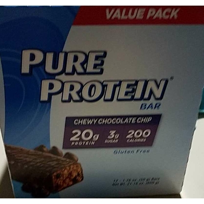 Protein Bar, Chewy Chocolate Chip