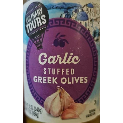 Garlic Stuffed Greek Olives
