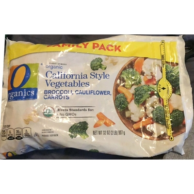 California Style Vegetables, Organic
