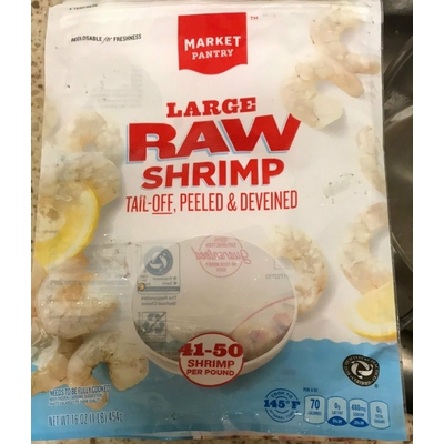 Large Raw Shrimp, Tail-Off, Peeled & Deveined
