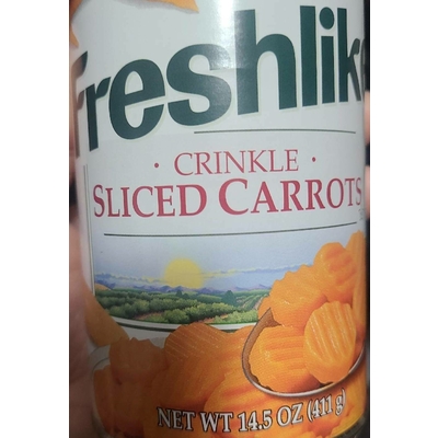 Crinkle Sliced Carrots