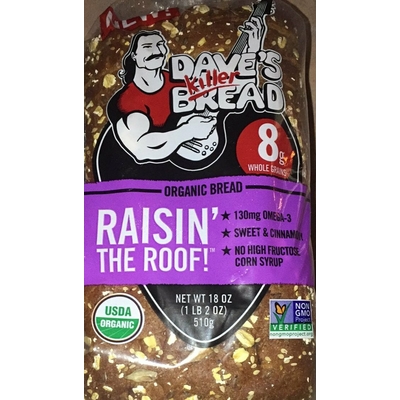 Raisin' The Roof Organic Bread