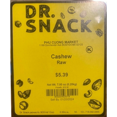 Cashew, Raw