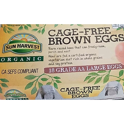 Brown Eggs, Large Grade AA