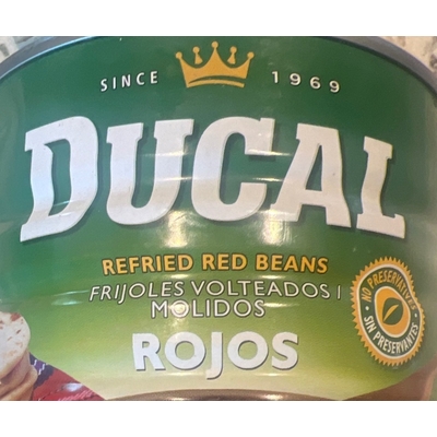 Refried red beans