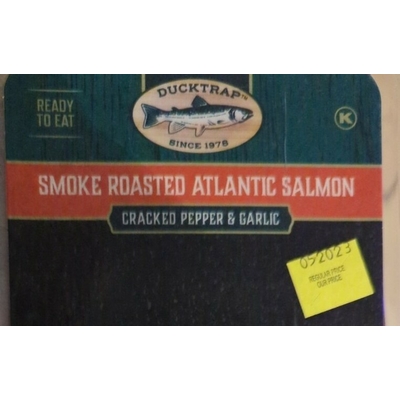 Cracked Pepper & Garlic Smoke Roasted Atlantic Salmon