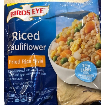 Fried Rice Style Riced Cauliflower