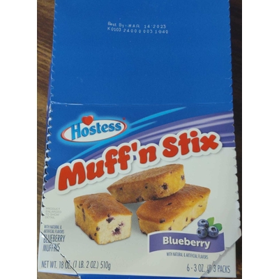 Blueberry Muff'n Stix Muffins