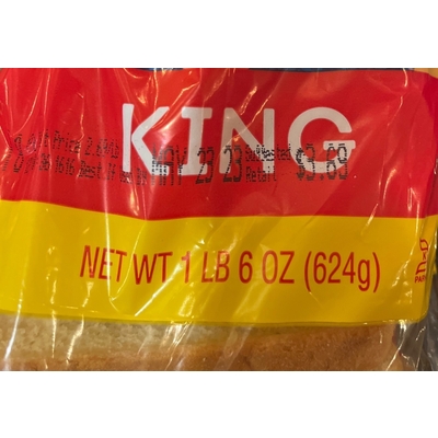 King Enriched White Bread
