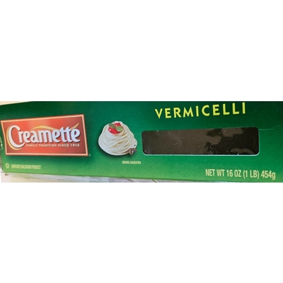 Vermicelli Enriched Macaroni Product