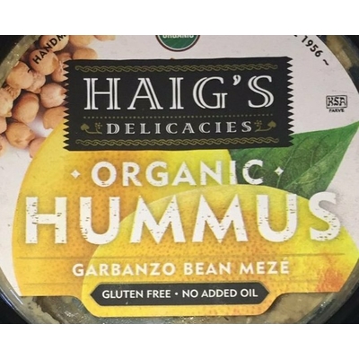 Hummus, Organic