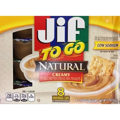 Natural Creamy Peanut Butter Spread