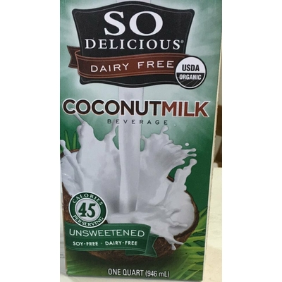 Coconut Milk, Unsweetened