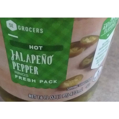 Jalapeno Pepper Rings, Hot