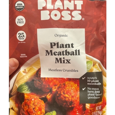 Organic Plant Meatball Mix