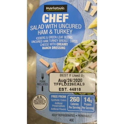 Chef Salad with Uncured Ham & Turkey
