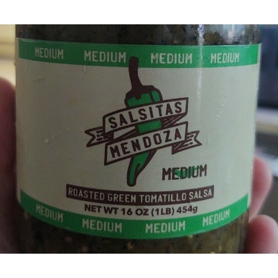 Medium Roasted Green Tomatillo Salsa