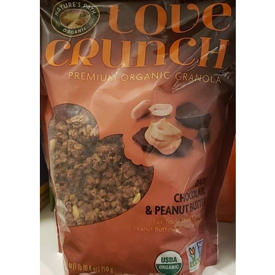 Dark Chocolate & Peanut Butter Organic Granola