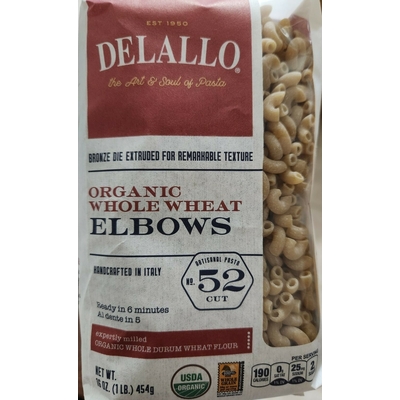Organic Whole Wheat Elbows