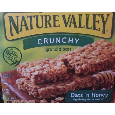 Garnola Bars, Crunchy, Oats 'n Honey