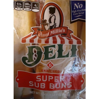 Deli Enriched Super Sub Buns