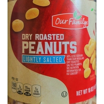 Lightly Salted Dry Roasted Peanuts